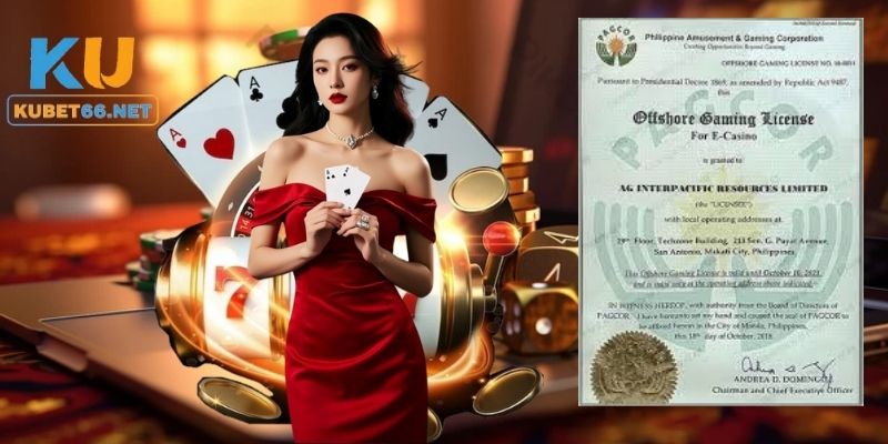 Tài liệu minh chứng pháp lý của nhà cái